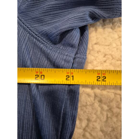 Croft & Barrow Men's Size Large Easy Care Crew Neck T-Shirt Blue - Picture 4 of 4